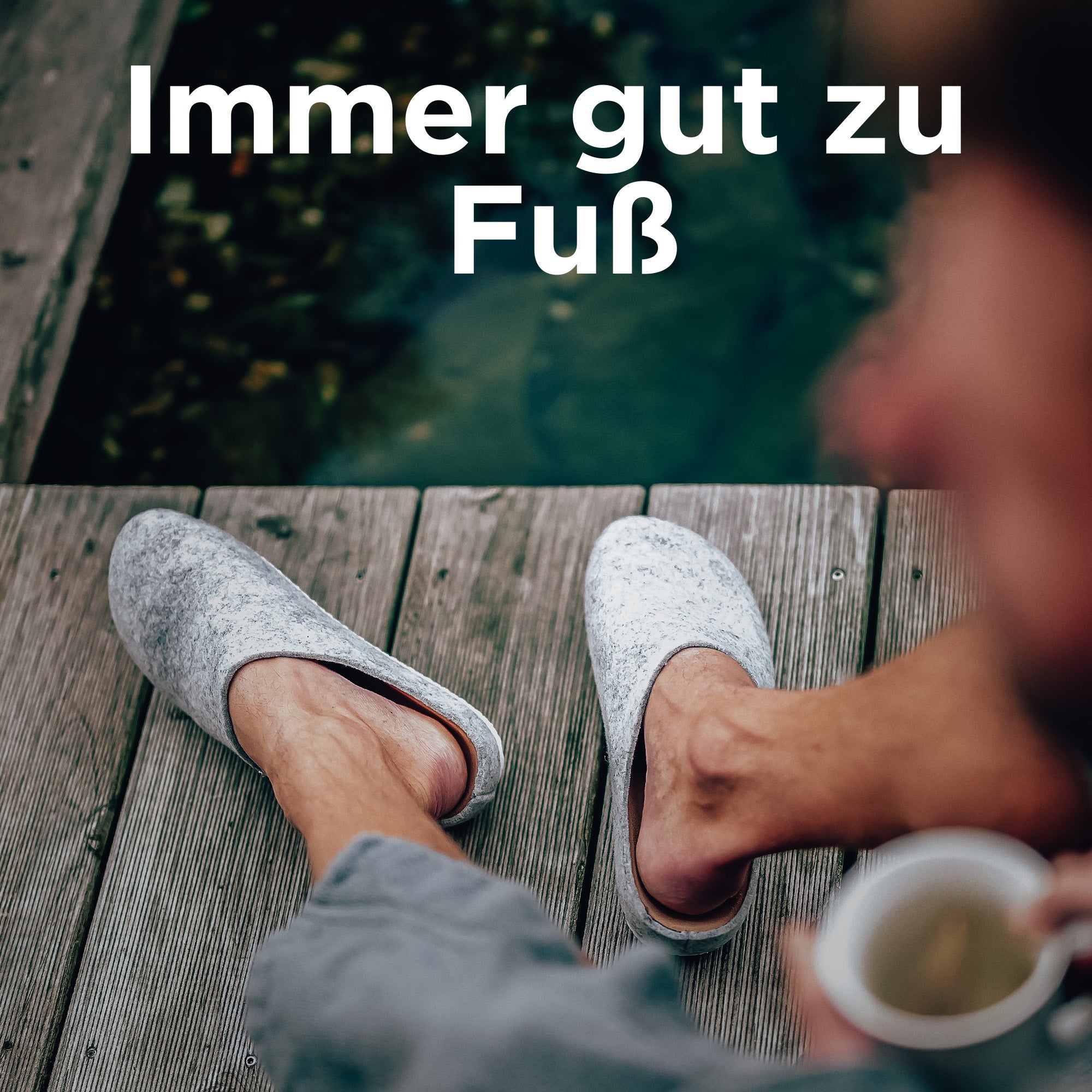 Alpensanft Graues Filz Geschlossen